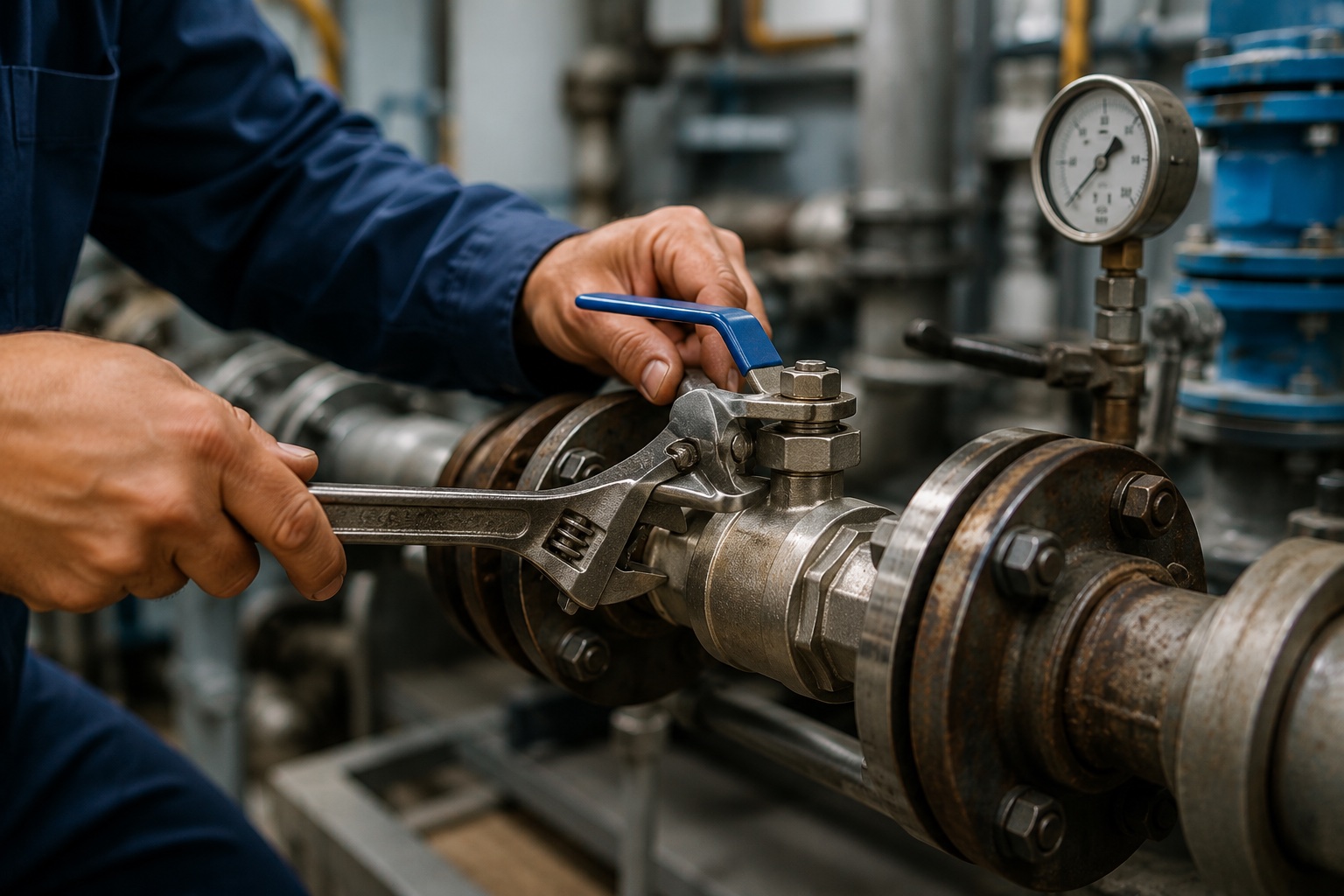 Industrial ball valve in a piping system — common failure causes and prevention guide