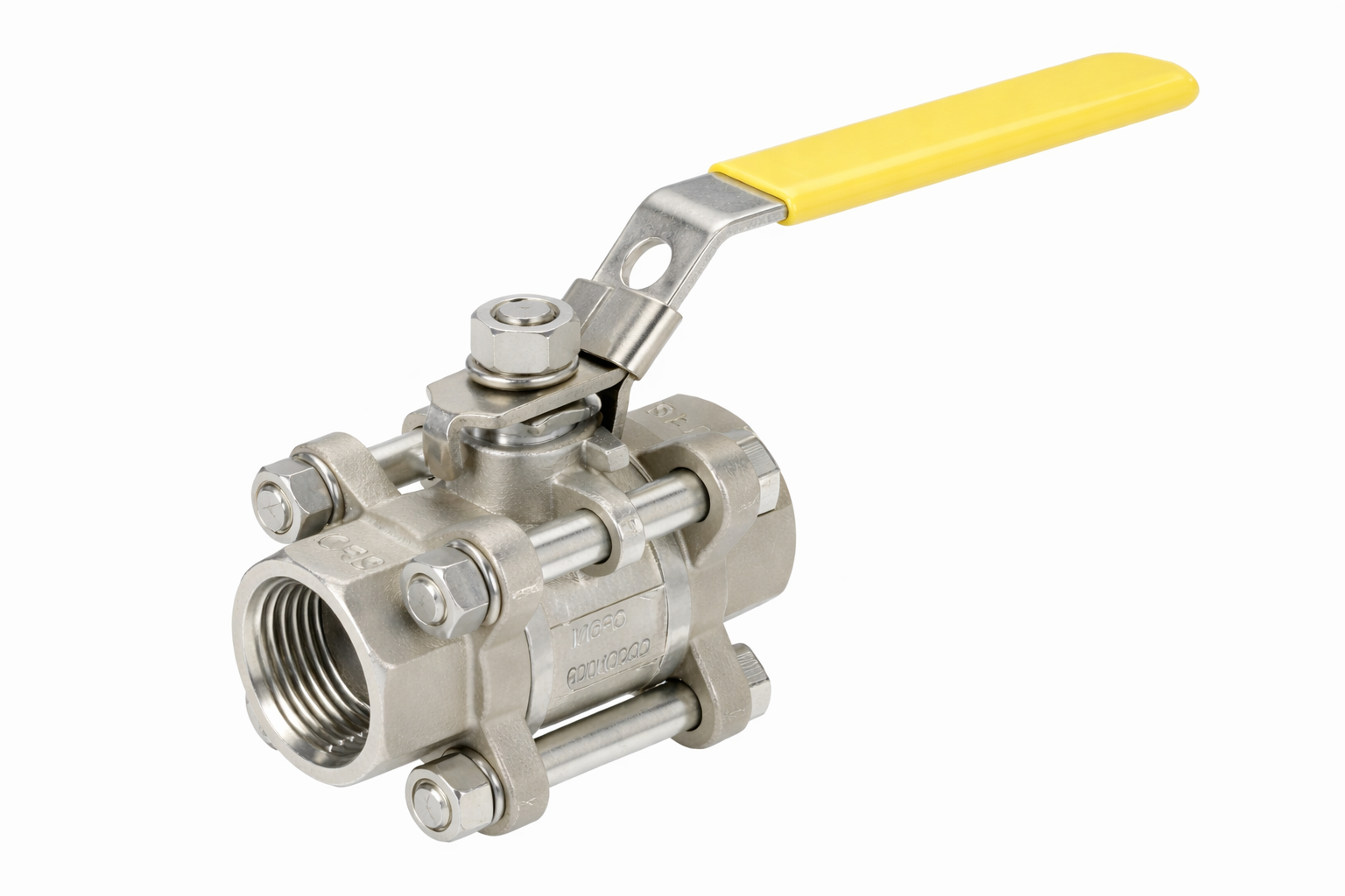 LINS Valve SS316 3-Piece Threaded Ball Valve